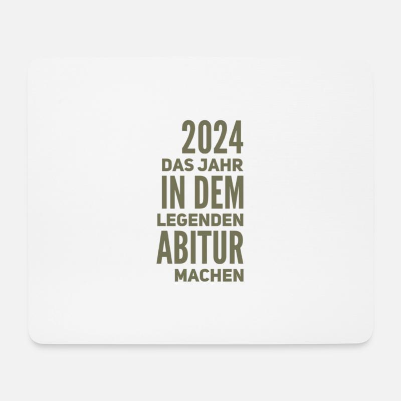 ABI Abitur - Mousepad (Querformat) - Weiß