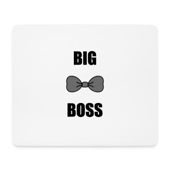 BIG BOSS. HUMOUR. BOSS. NOEUD PAPILLON - Tapis de souris (format paysage) - blanc - Devant