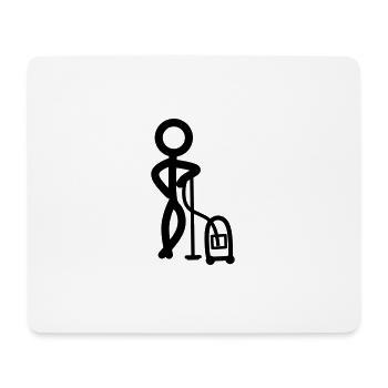 Stickman Clean - Mouse Pad (horizontal) - white - Front
