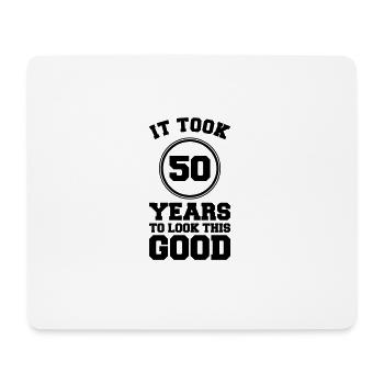 50 ans idée cadeau de Noël T-shirt drôle - Tapis de souris (format paysage) - blanc - Devant