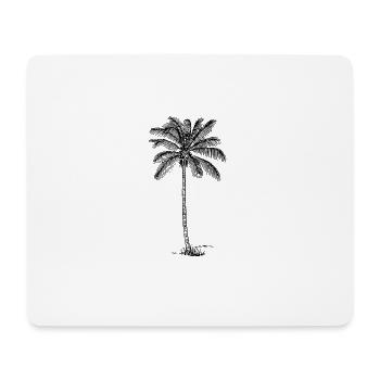 Palme - Mousepad (Querformat) - Weiß - Vorne