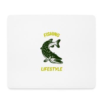 Lebensstil der Fischerei - Mousepad (Querformat) - Weiß - Vorne