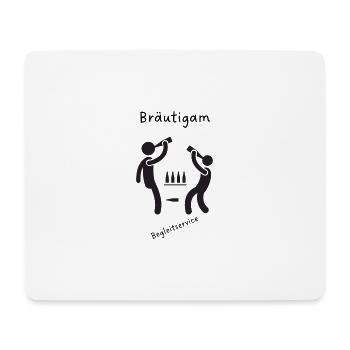 Jungesellenabschied Crew - Mousepad (Querformat) - Weiß - Vorne