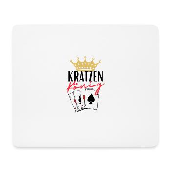 Roi du scratch - Tapis de souris (format paysage) - blanc - Devant