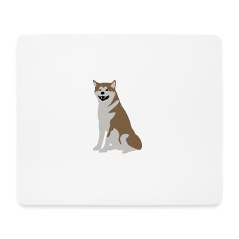 Huskie - Mousepad (Querformat) - Weiß - Vorne