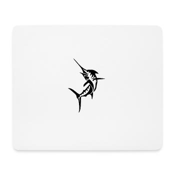 Marlin Schwertfisch Hochseeangeln Angeln Big Game - Mousepad (Querformat) - Weiß - Vorne