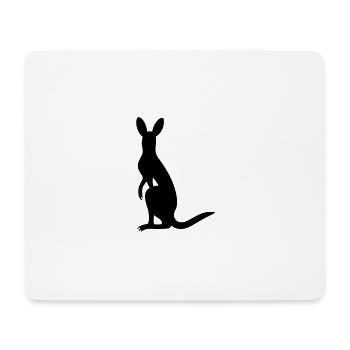 kangaroo - Mouse Pad (horizontal) - white - Front