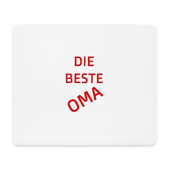 Die beste Oma - Mousepad (Querformat) - Weiß - Vorne