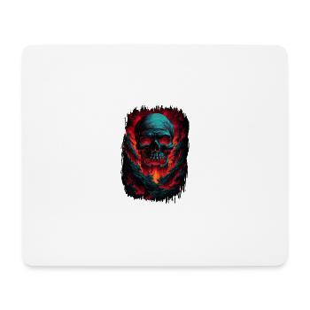 cadeau d’anniversaire idée cadeau squelette doigts - Tapis de souris (format paysage) - blanc - Devant