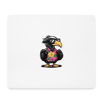 Harpy Bird Comic Holiday - Mouse Pad (horizontal) - white - Front