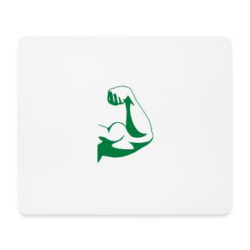 bizeps - Tapis de souris (format paysage) - blanc - Devant