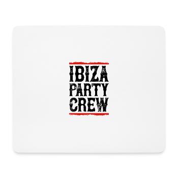 Ibiza Party Crew - Mouse Pad (horizontal) - white - Front