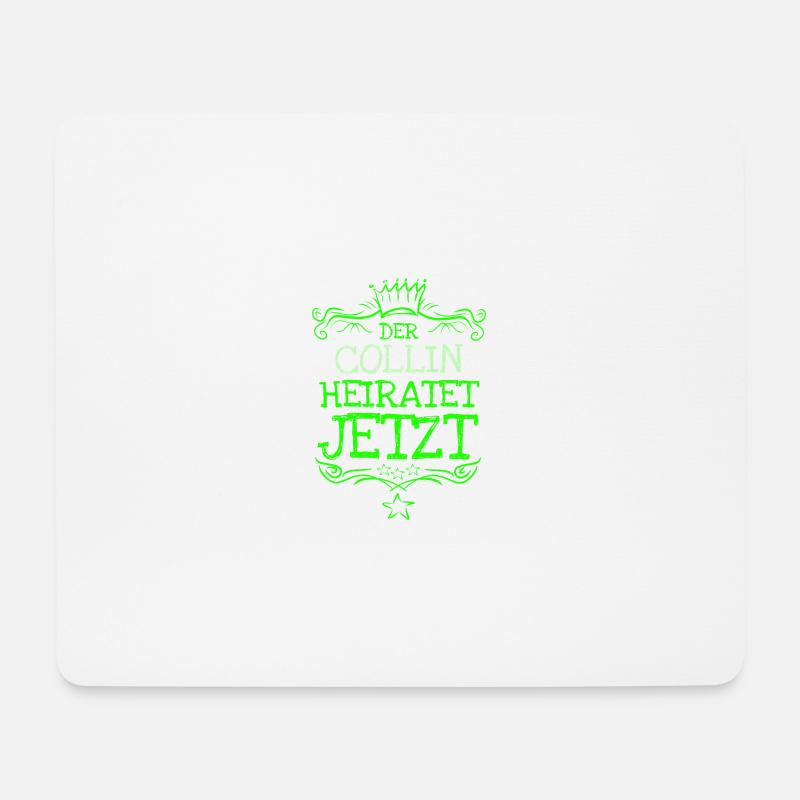 Collin - Mousepad (Querformat) - Weiß