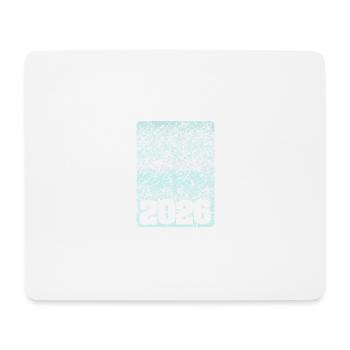 Jahr 2026 - Mousepad (Querformat) - Weiß - Vorne