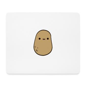 Patate - Tapis de souris (format paysage) - blanc - Devant