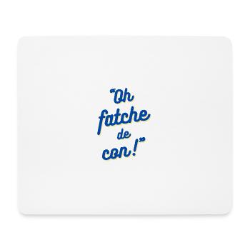 oh fatche - Tapis de souris (format paysage) - blanc - Devant