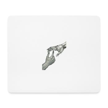 Hands - Mouse Pad (horizontal) - white - Front