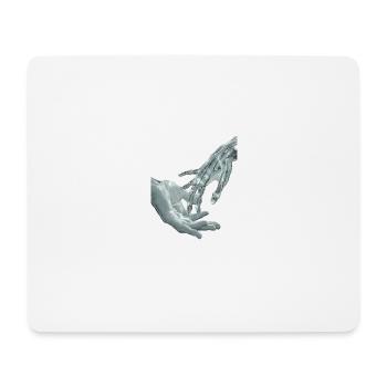 Hands - Mouse Pad (horizontal) - white - Front
