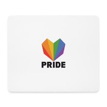 LGBT Gay Rainbow for Friends and Community - Mousepad (Querformat) - Weiß - Vorne