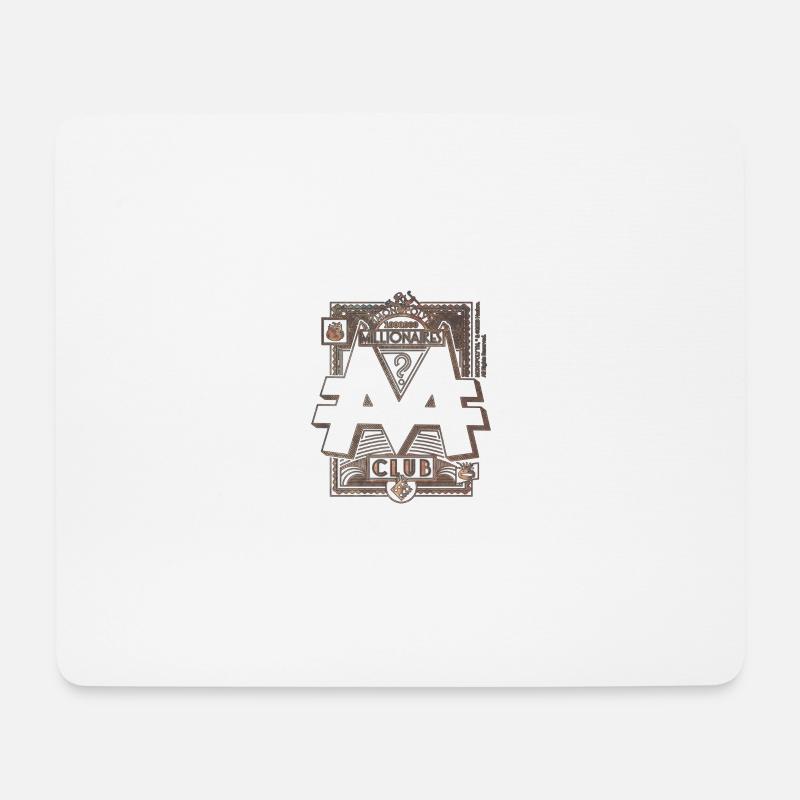 Monopoly Millionaires Club - Mousepad (Querformat) - Weiß