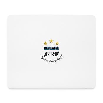 FINALLY RETIREMENT - Mouse Pad (horizontal) - white - Front