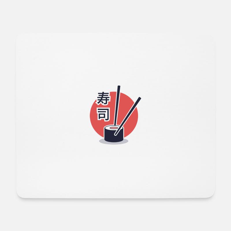 Food Japan Logo - Mousepad (Querformat) - Weiß
