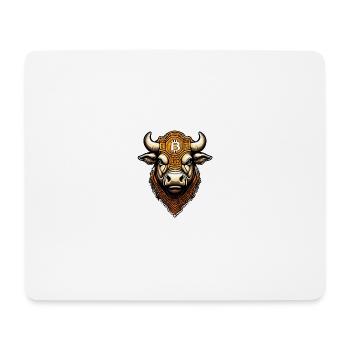 Bitcoin Bull BTC - Tapis de souris (format paysage) - blanc - Devant