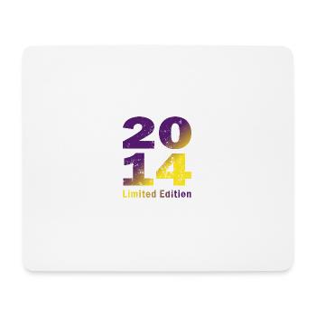 Geburtstag, geboren in 2010 limited edition - Mousepad (Querformat) - Weiß - Vorne