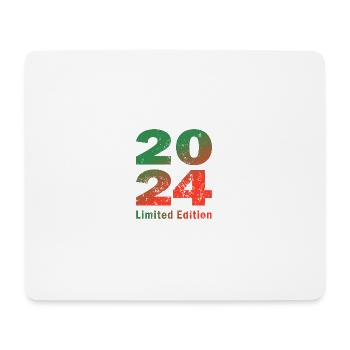 Geboren in 2024, limited Edition Strampler - Mousepad (Querformat) - Weiß - Vorne