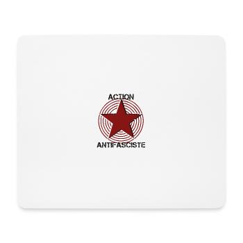 antifa action antifasciste antifascista france - Tapis de souris (format paysage) - blanc - Devant