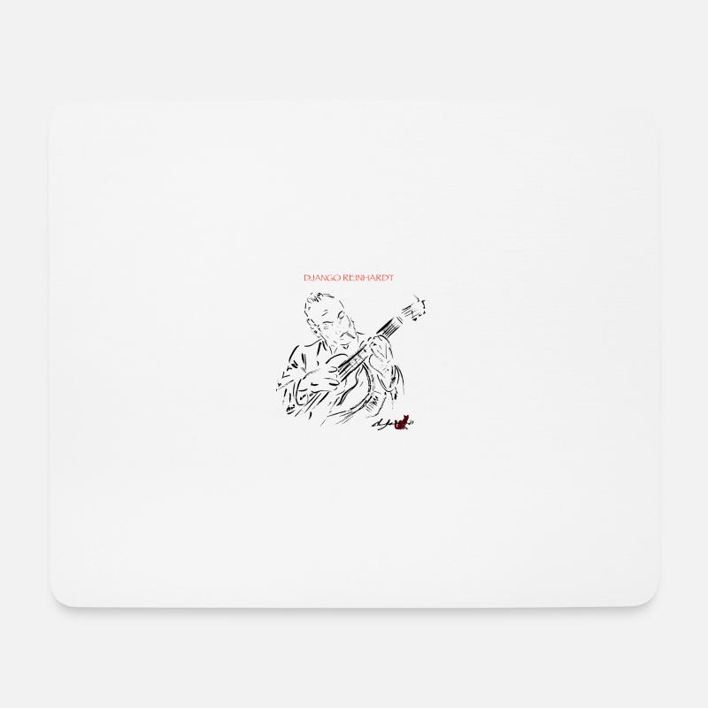 DJANGO REINHARDT - Mouse Pad (horizontal) - white