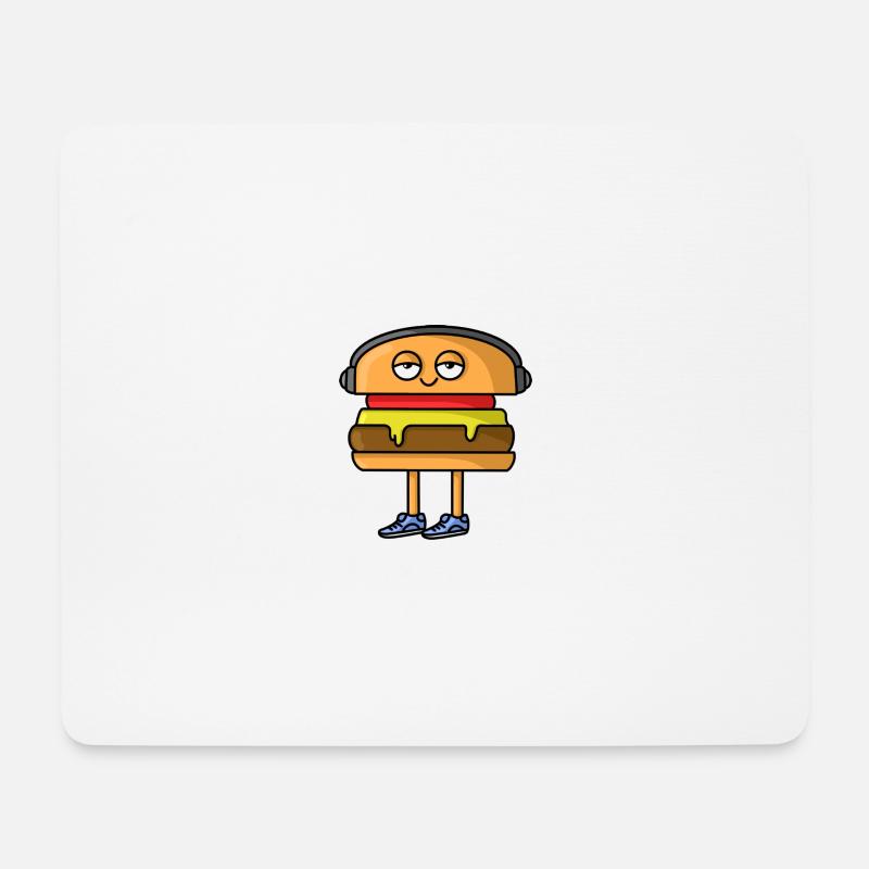 Burger - Mouse Pad (horizontal) - white