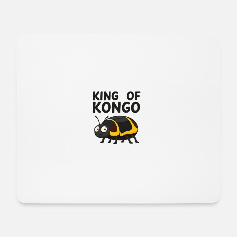 King of Kongo - Mousepad (Querformat) - Weiß