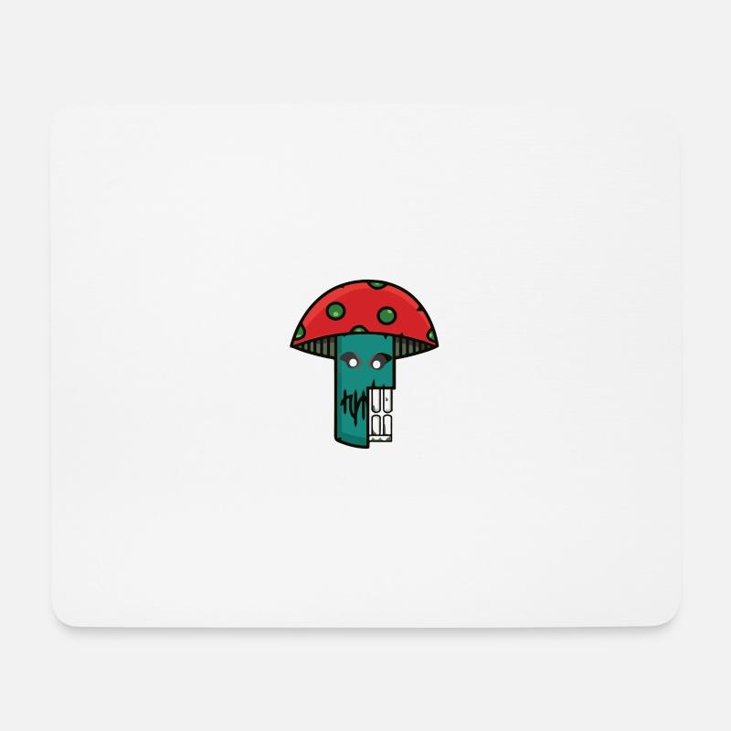 Mushroom sample - Mouse Pad (horizontal) - white