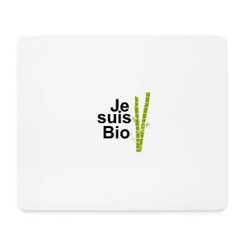 Je suis bio - Tapis de souris (format paysage) - blanc - Devant