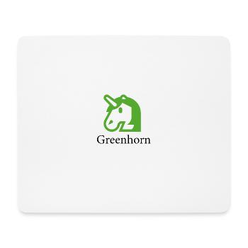 greenhorn - Mousepad (Querformat) - Weiß - Vorne