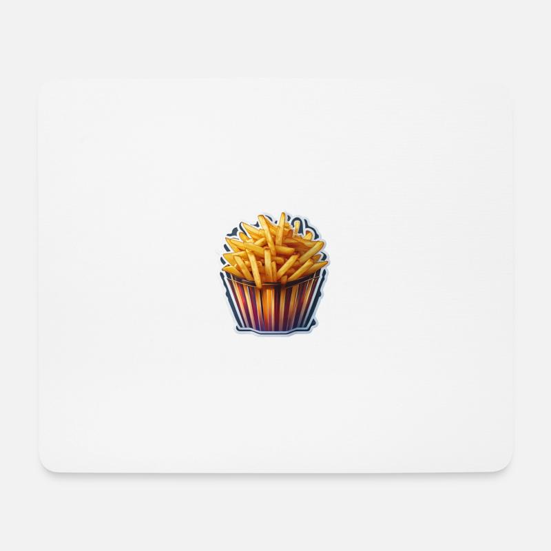 French fries - Mouse Pad (horizontal) - white