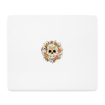 Ethereal Skull Blooms - Mouse Pad (horizontal) - white - Front