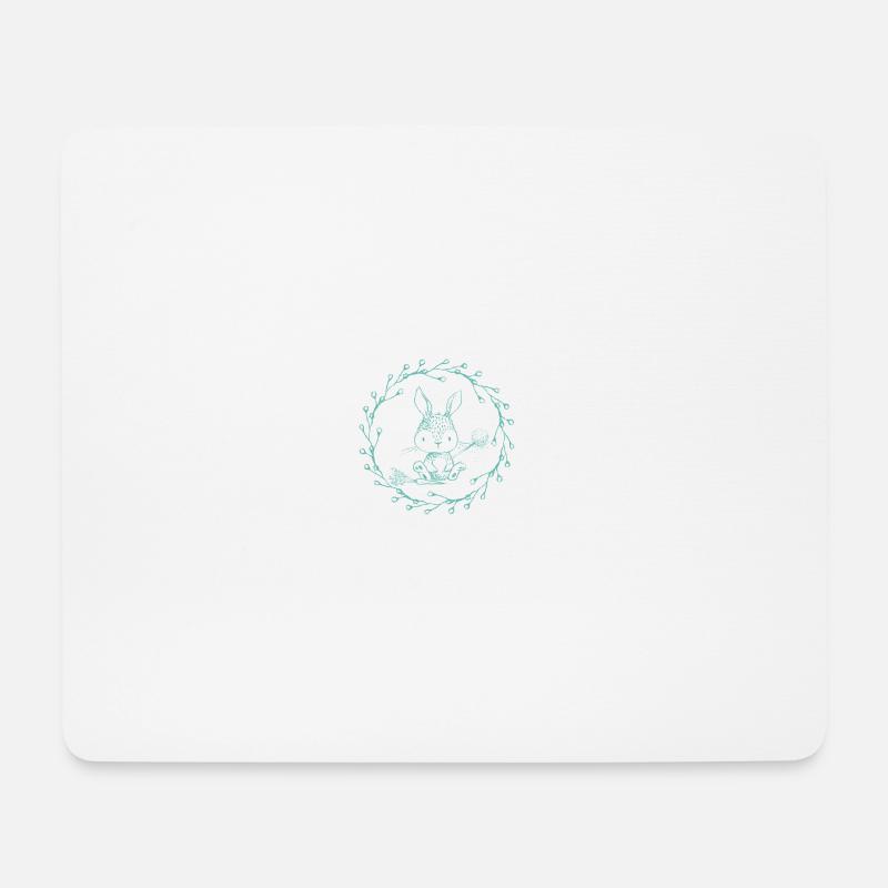 little rabbit - Mousepad (Querformat) - Weiß
