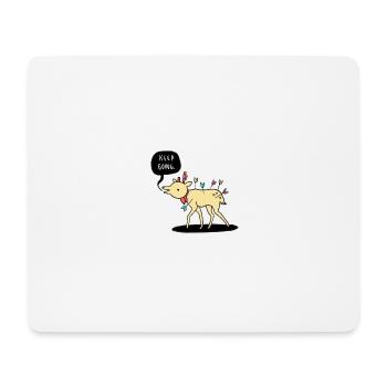 Kep Going Deer - Keep going - motivation - Mouse Pad (horizontal) - white - Front