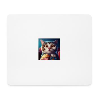 Catmovie - Mousepad (Querformat) - Weiß - Vorne