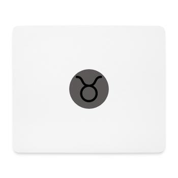 Sternzeichen Stier - Mousepad (Querformat) - Weiß - Vorne