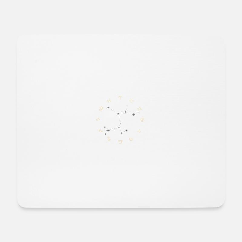 Horoskop - Mousepad (Querformat) - Weiß