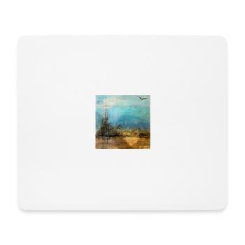 THE DESERT - Mouse Pad (horizontal) - white - Front