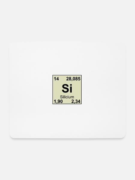 14 Silcium - Mouse Pad (horizontal) - white