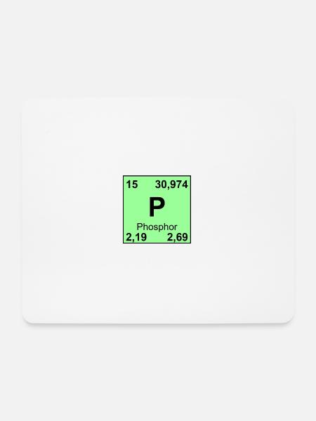 15Phosphorus - Mouse Pad (horizontal) - white