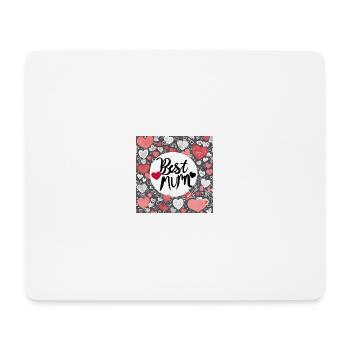 Best Mum - Mousepad (Querformat) - Weiß - Vorne