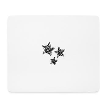 STERN. STERNE. STERN. FEST. JAHRESTAG. WEIHNACHTEN - Mousepad (Querformat) - Weiß - Vorne