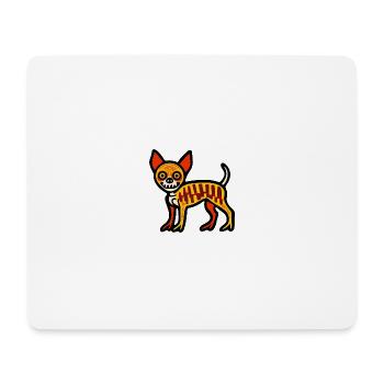 Chihuahua Hund Halloween Tier - Mousepad (Querformat) - Weiß - Vorne