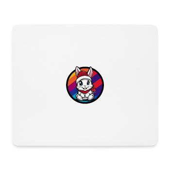 Hase Weihnachten Christmas - Mousepad (Querformat) - Weiß - Vorne